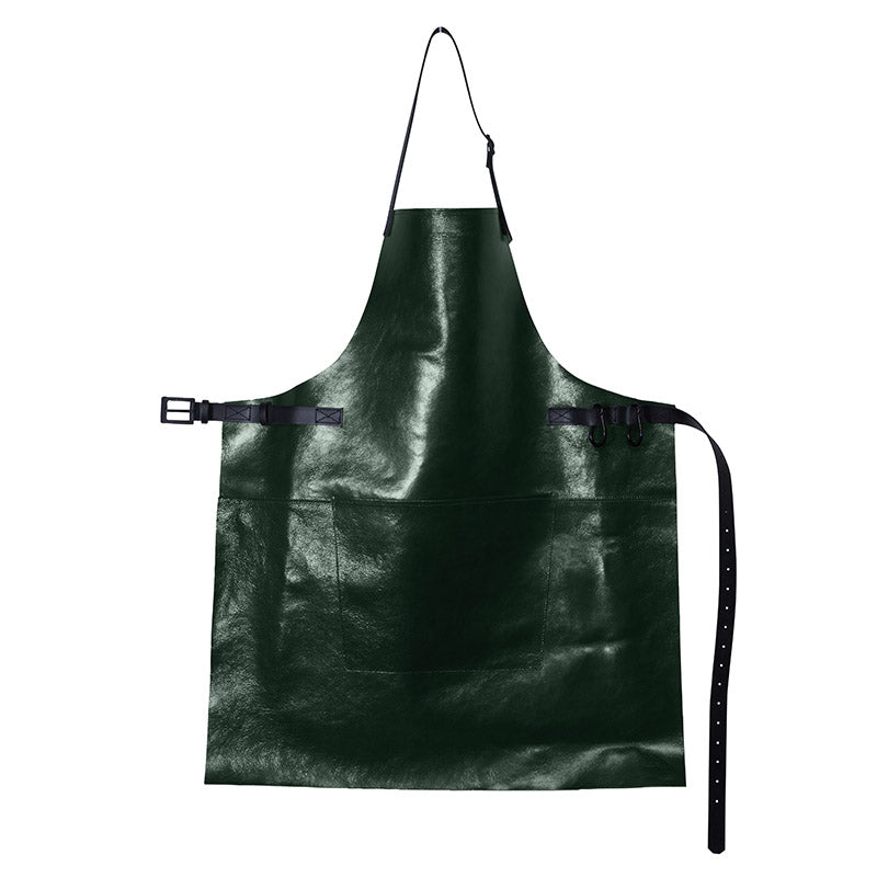 Apron | Metallic Green/Black bbq style