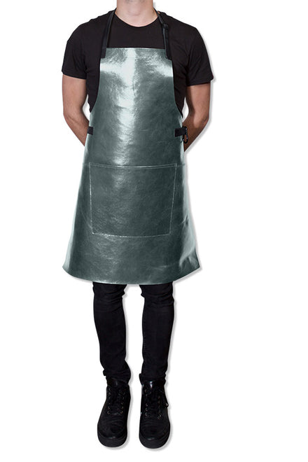 Apron | Metallic Grey/Black bbq style