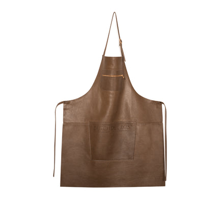 Zipper Style Apron - Perfo - Taupe
